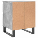 vidaXL 2 db betonszürke szerelt fa éjjeliszekrény 40 x 35 x 50 cm