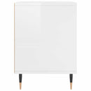 vidaXL 2 db magasfényű fehér szerelt fa éjjeliszekrény 40x35x50 cm