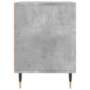 vidaXL betonszürke szerelt fa éjjeliszekrény 40x35x50 cm