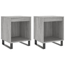 vidaXL 2 db szürke sonoma színű éjjeliszekrény 40 x 35 x 50 cm