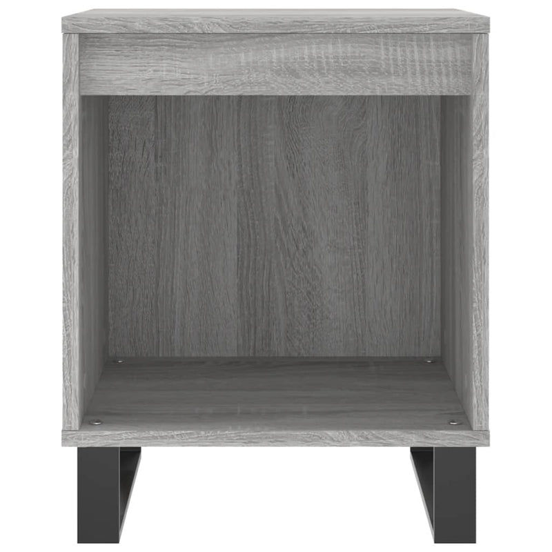 vidaXL 2 db szürke sonoma színű éjjeliszekrény 40 x 35 x 50 cm