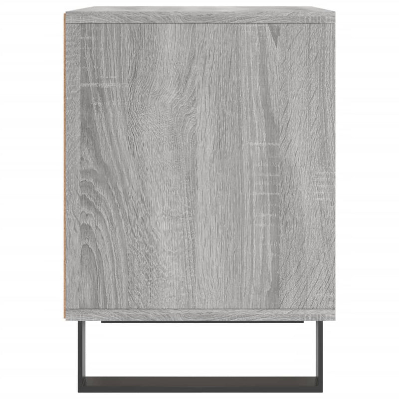 vidaXL 2 db szürke sonoma színű éjjeliszekrény 40 x 35 x 50 cm