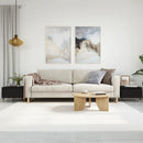 vidaXL 2 db fekete szerelt fa dohányzóasztal 50 x 46 x 35 cm