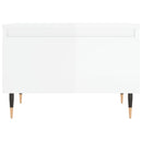 vidaXL 2 db magasfényű fehér szerelt fa dohányzóasztal 50 x 46 x 35 cm