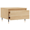 vidaXL 2 db sonoma tölgy szerelt fa dohányzóasztal 50 x 46 x 35 cm