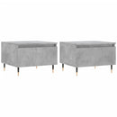 vidaXL 2 db betonszürke szerelt fa dohányzóasztal 50 x 46 x 35 cm