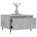 vidaXL 2 db betonszürke szerelt fa dohányzóasztal 50 x 46 x 35 cm