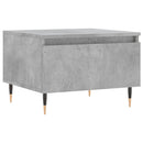 vidaXL 2 db betonszürke szerelt fa dohányzóasztal 50 x 46 x 35 cm