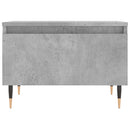 vidaXL 2 db betonszürke szerelt fa dohányzóasztal 50 x 46 x 35 cm