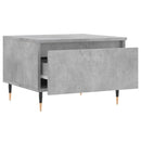 vidaXL 2 db betonszürke szerelt fa dohányzóasztal 50 x 46 x 35 cm