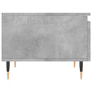 vidaXL 2 db betonszürke szerelt fa dohányzóasztal 50 x 46 x 35 cm