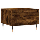 vidaXL 2 db füstös tölgy szerelt fa dohányzóasztal 50 x 46 x 35 cm