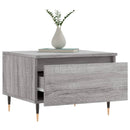vidaXL 2 db szürke sonoma szerelt fa dohányzóasztal 50 x 46 x 35 cm