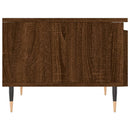 vidaXL 2 db barna tölgyszínű szerelt fa dohányzóasztal 50 x 46 x 35 cm