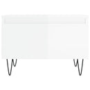vidaXL 2 db magasfényű fehér szerelt fa dohányzóasztal 50 x 46 x 35 cm