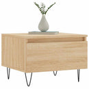 vidaXL 2 db sonoma tölgy szerelt fa dohányzóasztal 50 x 46 x 35 cm