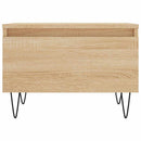vidaXL 2 db sonoma tölgy szerelt fa dohányzóasztal 50 x 46 x 35 cm