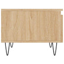 vidaXL 2 db sonoma tölgy szerelt fa dohányzóasztal 50 x 46 x 35 cm