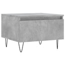 vidaXL 2 db betonszürke szerelt fa dohányzóasztal 50 x 46 x 35 cm