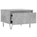 vidaXL 2 db betonszürke szerelt fa dohányzóasztal 50 x 46 x 35 cm