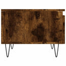 vidaXL 2 db füstös tölgy szerelt fa dohányzóasztal 50 x 46 x 35 cm