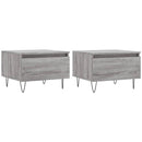 vidaXL 2 db szürke sonoma szerelt fa dohányzóasztal 50 x 46 x 35 cm