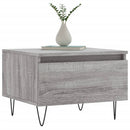 vidaXL 2 db szürke sonoma szerelt fa dohányzóasztal 50 x 46 x 35 cm