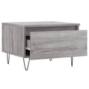 vidaXL 2 db szürke sonoma szerelt fa dohányzóasztal 50 x 46 x 35 cm