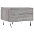 vidaXL 2 db szürke sonoma szerelt fa dohányzóasztal 50 x 46 x 35 cm