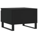 vidaXL 2 db fekete szerelt fa dohányzóasztal 50 x 46 x 35 cm