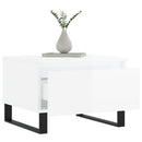 vidaXL 2 db magasfényű fehér szerelt fa dohányzóasztal 50 x 46 x 35 cm