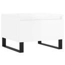 vidaXL 2 db magasfényű fehér szerelt fa dohányzóasztal 50 x 46 x 35 cm