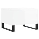 vidaXL 2 db magasfényű fehér szerelt fa dohányzóasztal 50 x 46 x 35 cm