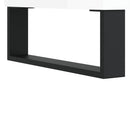 vidaXL 2 db magasfényű fehér szerelt fa dohányzóasztal 50 x 46 x 35 cm