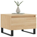 vidaXL 2 db sonoma tölgy szerelt fa dohányzóasztal 50 x 46 x 35 cm