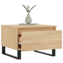 vidaXL 2 db sonoma tölgy szerelt fa dohányzóasztal 50 x 46 x 35 cm