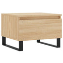vidaXL 2 db sonoma tölgy szerelt fa dohányzóasztal 50 x 46 x 35 cm