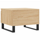 vidaXL 2 db sonoma tölgy szerelt fa dohányzóasztal 50 x 46 x 35 cm