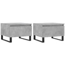 vidaXL 2 db betonszürke szerelt fa dohányzóasztal 50 x 46 x 35 cm