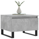 vidaXL 2 db betonszürke szerelt fa dohányzóasztal 50 x 46 x 35 cm