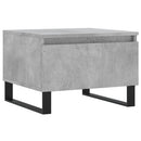 vidaXL 2 db betonszürke szerelt fa dohányzóasztal 50 x 46 x 35 cm