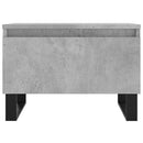 vidaXL 2 db betonszürke szerelt fa dohányzóasztal 50 x 46 x 35 cm