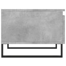 vidaXL 2 db betonszürke szerelt fa dohányzóasztal 50 x 46 x 35 cm