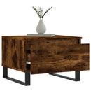 vidaXL 2 db füstös tölgy szerelt fa dohányzóasztal 50 x 46 x 35 cm