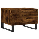vidaXL 2 db füstös tölgy szerelt fa dohányzóasztal 50 x 46 x 35 cm