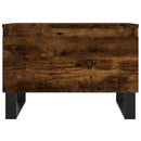 vidaXL 2 db füstös tölgy szerelt fa dohányzóasztal 50 x 46 x 35 cm