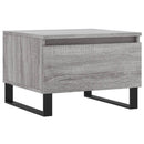vidaXL 2 db szürke sonoma szerelt fa dohányzóasztal 50 x 46 x 35 cm