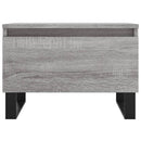 vidaXL 2 db szürke sonoma szerelt fa dohányzóasztal 50 x 46 x 35 cm