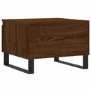 vidaXL 2 db barna tölgyszínű szerelt fa dohányzóasztal 50 x 46 x 35 cm