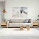 vidaXL 2 db sonoma tölgy szerelt fa dohányzóasztal 50x46x50 cm